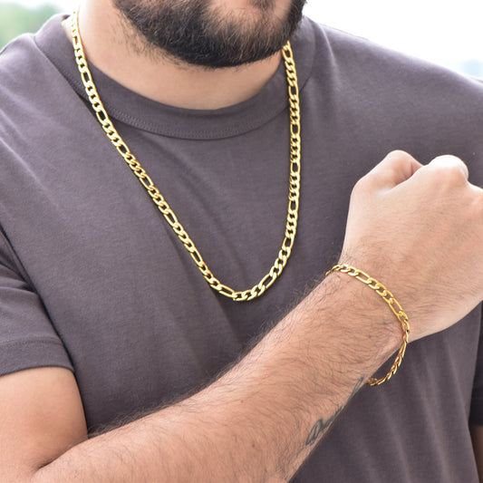 Cadena 3x1 + Dije Dolar (PULSERA GRATIS)