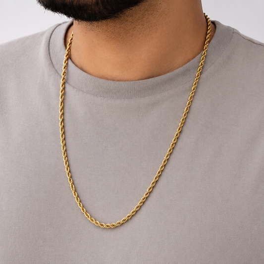 Cadena Lazo + Rostro Tallado (PULSERA GRATIS)