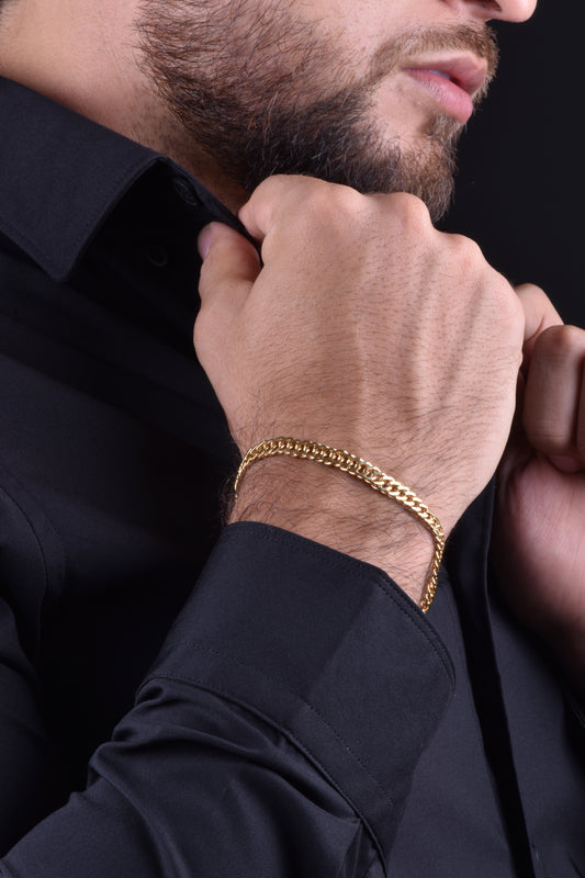 Pulsera Cubana Continua Hombre