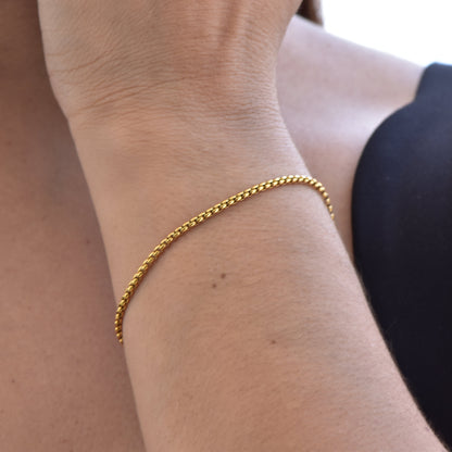 Pulsera Veneciana 2mm 18cm